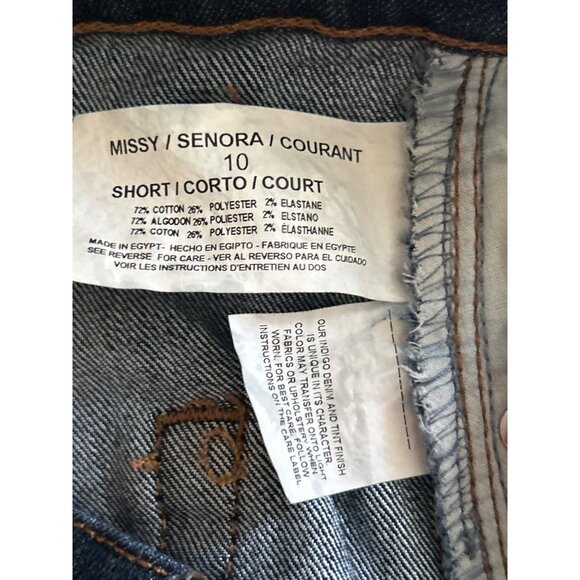 Gloria Vanderbilt Amanda Dark Wash Straight Leg Jeans, Size 10 - Picture 4 of 7